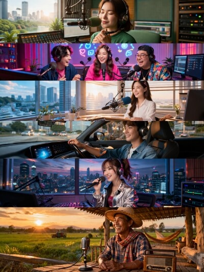 สถานีวิทยุชั้นนำของไทย